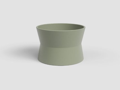 Květináč DIANA, 14 cm, keramika, zelená