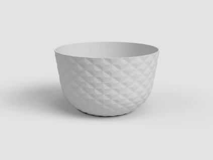 Květináč HAVANA, 20 cm, plast, šedá