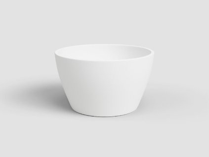Květináč NÚBIA, 9 cm, keramika, bílá