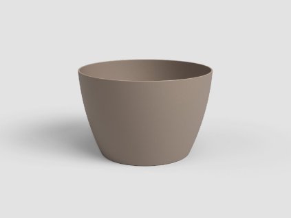 Květináč SAN REMO, 12 cm, plast, šedá