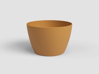 Květináč SAN REMO, 9 cm, plast, žlutá