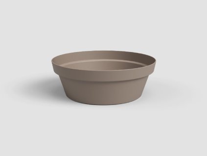 Mísa/květináč CAPRI, 30 cm, plast, šedá