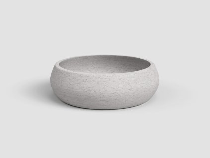 Mísa/květináč HEMERA, 29 cm, keramika, krémová