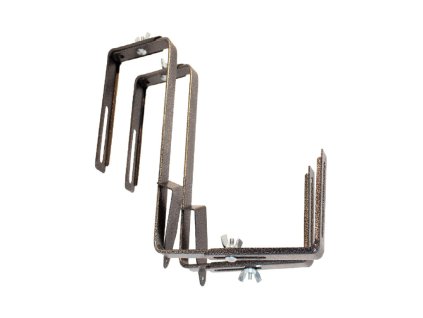 79497 podpera pro kvetinac truhlik balkonova 23 cm kov seda