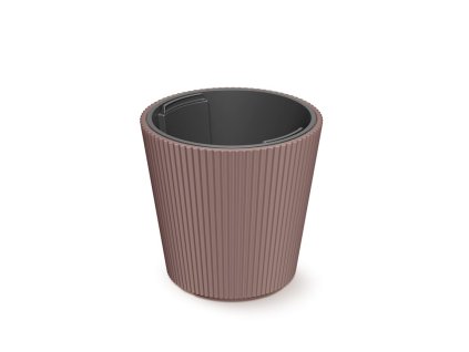 Květináč s vkladem MILLY marsala 23,8 cm