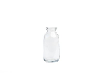 Skleněná váza na řízkování, výška 10 cm, průměr 5 cm
