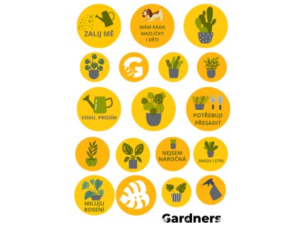 Samolepky Jaro Gardners