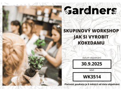 Gardners WORKSHOP JAK SI VYROBIT KOKEDAMU