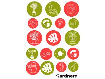 Samolepky Gardners Léto