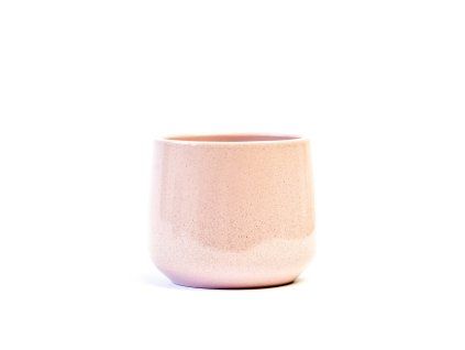 Keramický obal BERLIN 11 cm, růžová lesklá