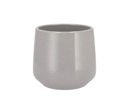 Keramický obal BERLIN 11 cm, šedá lesklá