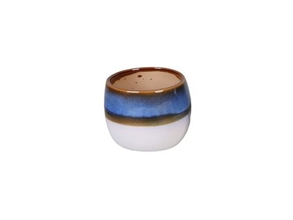 Keramický obal RABAT 12 cm, bílá:modrá