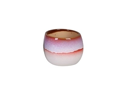 Keramický obal RABAT 12 cm, bílá:červená