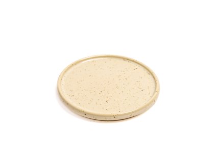 Talířek pod kokedamu, průměr 10 cm, béžová