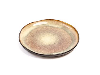 Talířek pod kokedamu, průměr 21 cm, červená