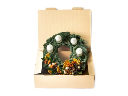 91655 adventni venec na stul vyrob si sam oranzovy