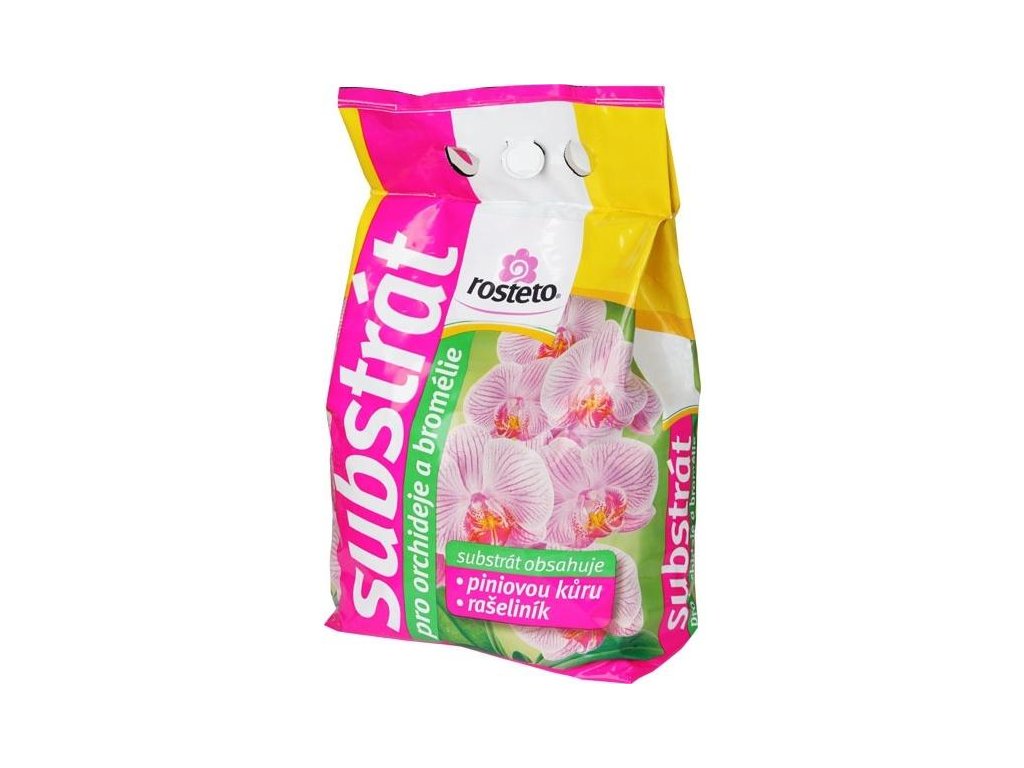 Substrát Rosteto - orchideje a bromélie, 3 l