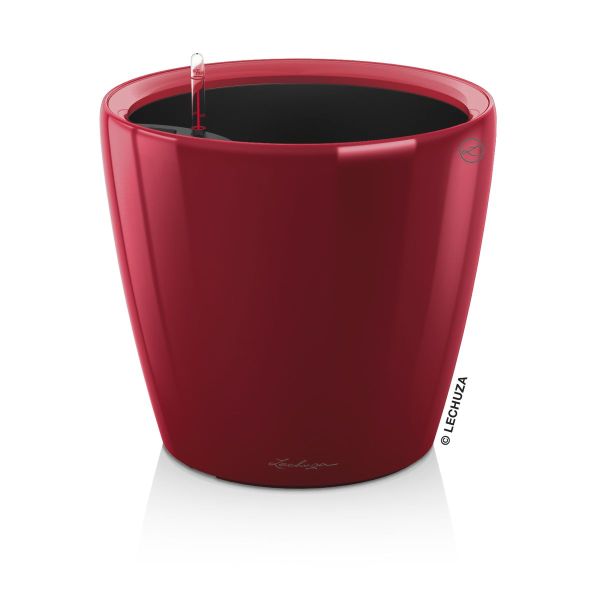 Samozavlažovací květináč Classico LS Premium, průměr 21 cm, červená