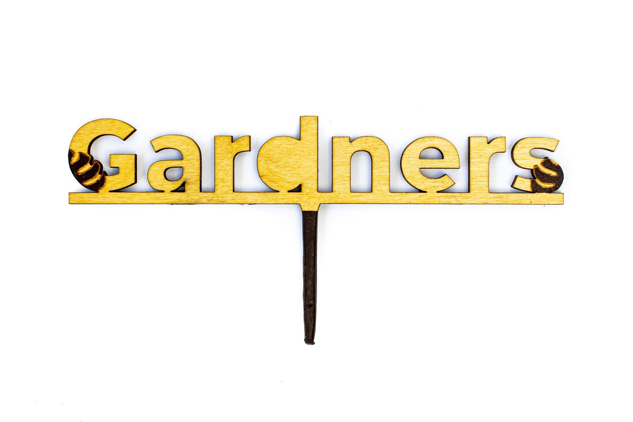 Zápich do květináče Gardners logo
