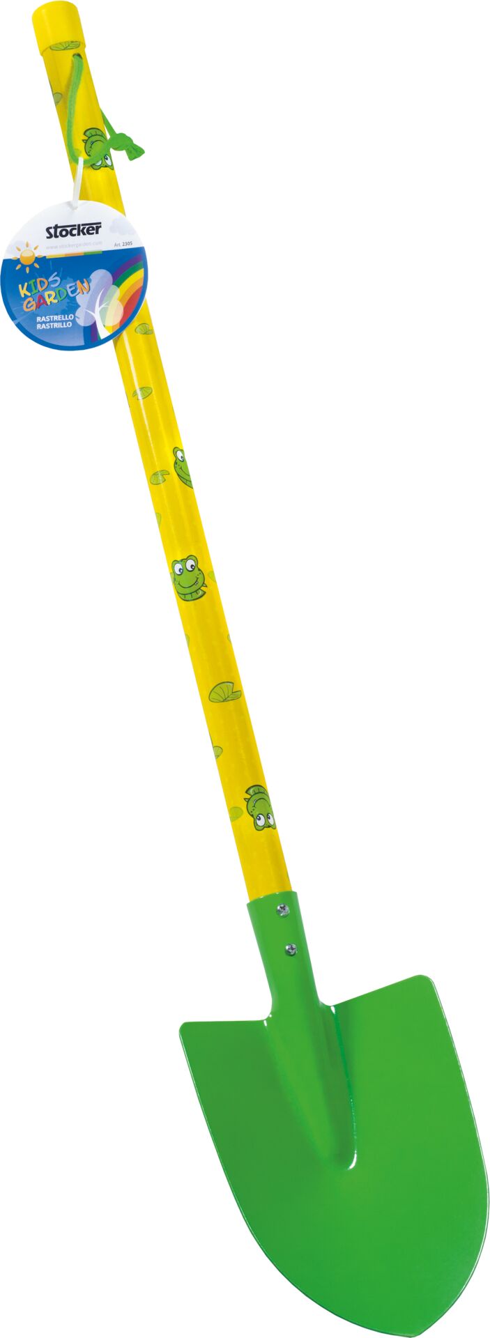 Dětský rýč délka 78 cm, zelená