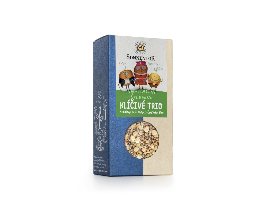 Klíčivé trio semínka k nakličování bio 120 g