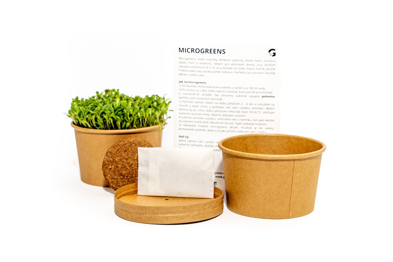 Microgreens Gardners "Vypěstuj si sám" pěstební kelímek - Alfalfa