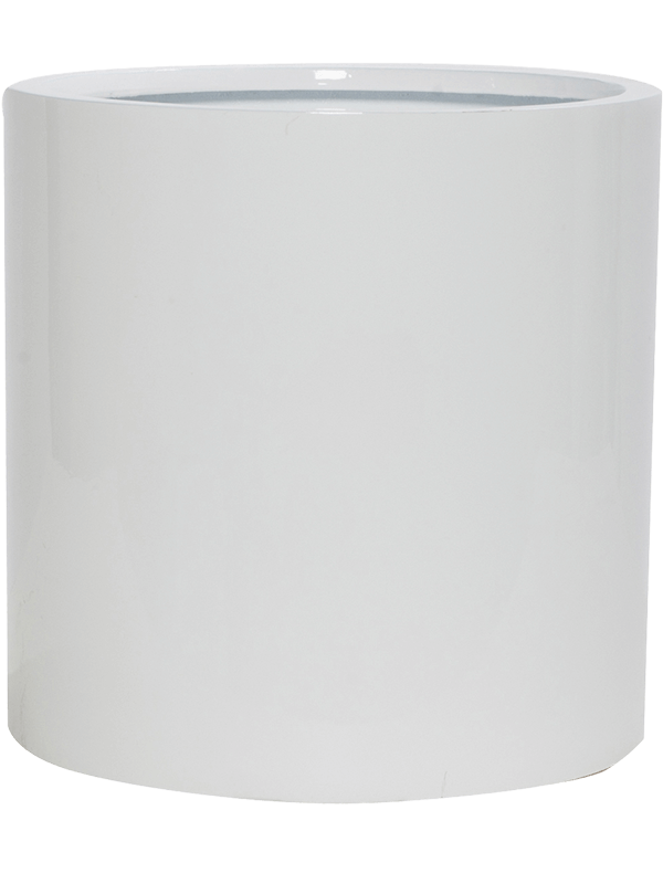 Obal Fiberstone - Puk M lesklá bílá, průměr 20 cm
