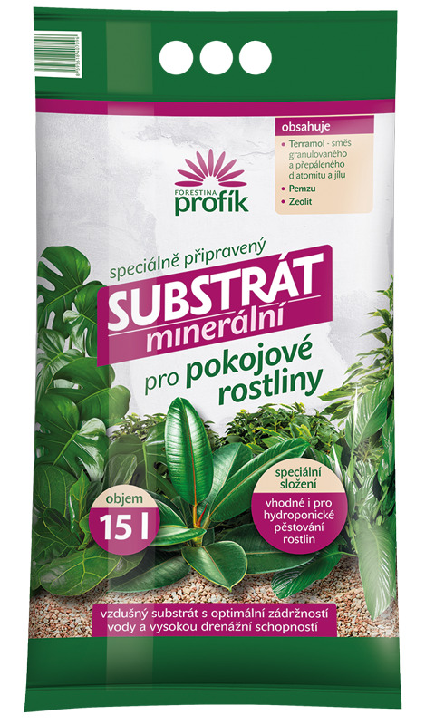 Substrát Forestina Profík - Minerální pro pokojové rostliny 15 l