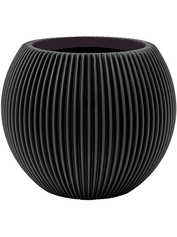 Obal Capi Nature Obal Groove - Vase Ball Intense Black, průměr 18 cm