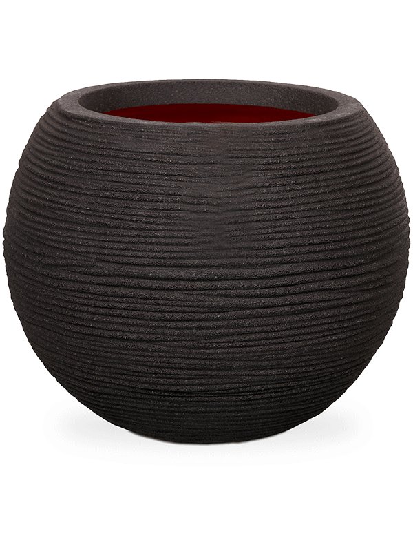 Obal Capi Nature Rib NL - Vase Ball Black, průměr 40 cm