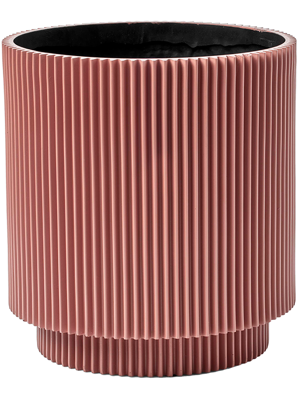 Obal Capi Nature Groove Special - Vase Cylinder Pink, průměr 23 cm