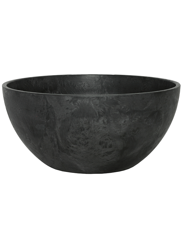 Obal Artstone - Fiona bowl black, průměr 25 cm