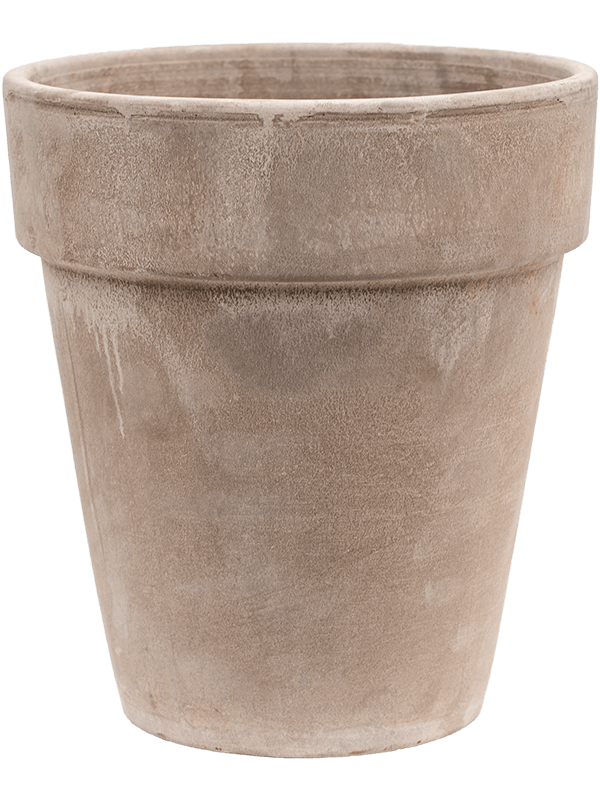 Obal Terra Cotta - Flowerpot Grey, průměr 26 cm