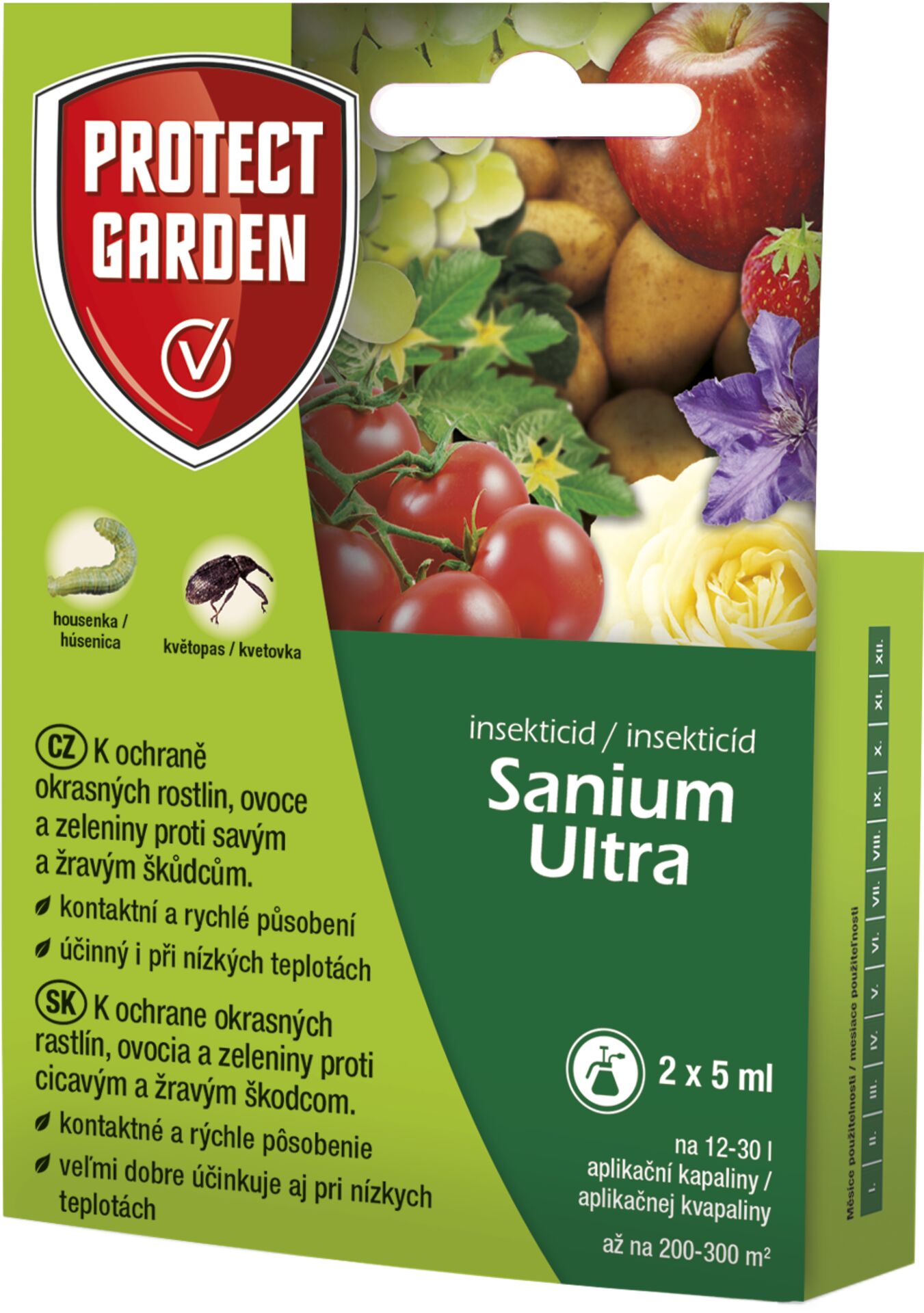 Sanium Ultra - okrasné rostliny, ovoce a zelenina 2x5 ml PG SBM
