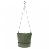 15860 zavesny kvetinac greenville hanging basket 24 cm zelena