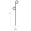 PerchBotanopia Mini Plant stakes Size diagram