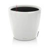 Samozavlažovací květináč Classico LS Premium, průměr 21 cm, bílá