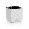 Samozavlažovací květináč Cube Color, průměr 14 cm, bílá