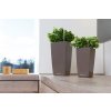 Samozavlažovací květináč Cubico Premium Alto průměr 40 cm, výška 105 cm, antracitová
