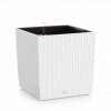 Samozavlažovací květináč Cube Cottage 50 cm, bílá  + doprava zdarma