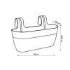 34367 kvetinac vibia campana easy hanger l modra
