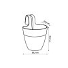 34388 kvetinac vibia campana easy hanger s antracit