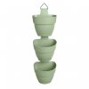 34448 1 set tri zavesnych kvetinacu vibia campana vertical forest zelena