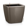 Samozavlažovací květináč Quadro LS Premium, průměr 50 cm, hnědá (taupe)