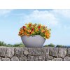 Samozavlažovací květináč Cubeto Stone průměr 30 cm, šedá4