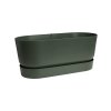 53676 truhlik greenville terrace trough wheels 58 cm zelena