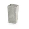 Květináč URBI SQUARE BETON EFFECT 12,6 cm, šedá