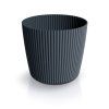 Květináč MILLY ROUND antracitová 10,9 cm