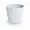 Květináč MILLY ROUND bílá 23,6 cm