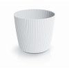 Květináč MILLY ROUND bílá 29,2 cm